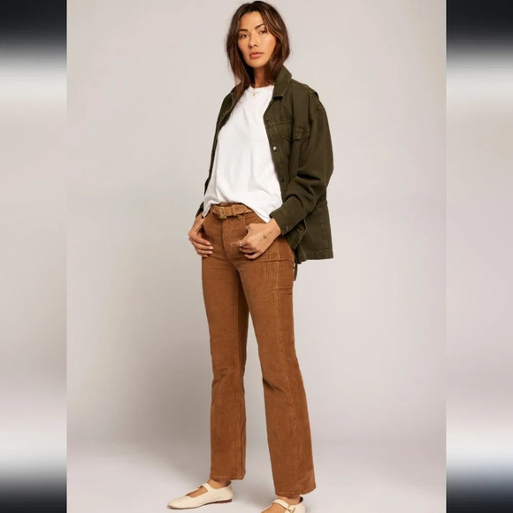 New Current Elliott The Standard Carmel Pant 25 - Picture 1 of 8